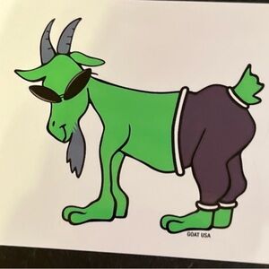 Green Goat USA Cartoon Toy